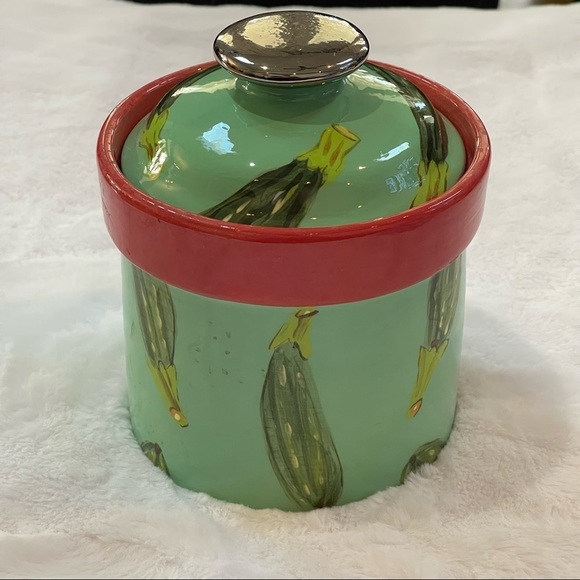 DROLL DESIGNS Lidded Ceramic Canister - Picture 2 of 11